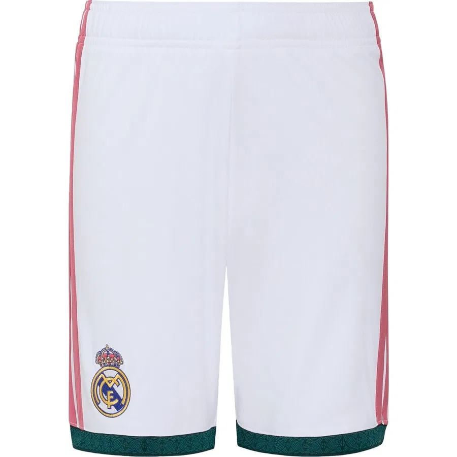 Детские шорты с принтом Real Madrid 26/27 Home Shorts Kids adidas, Белый — фото 3