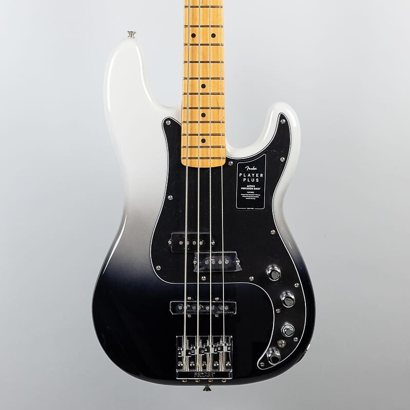 

Бас-гитара Fender Player Plus Precision Bass цвета Silver Smoke (MX21253323) FE-0147362336