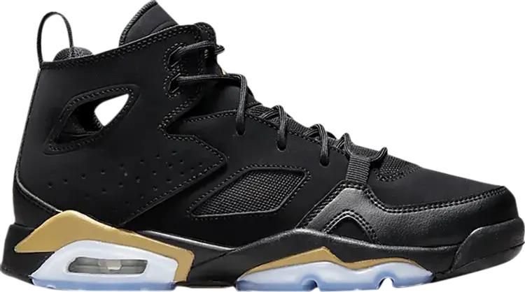 

Кроссовки Jordan Flight Club 91 GS Black Metallic Gold, черный