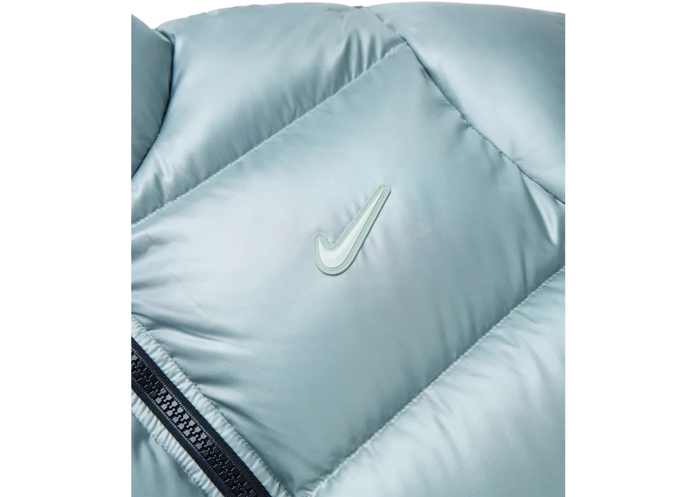 Мужская пуховая куртка с металлическим отливом Nike x NOCTA Sunset Puffer Jacket Nike, Mica Green — фото 3