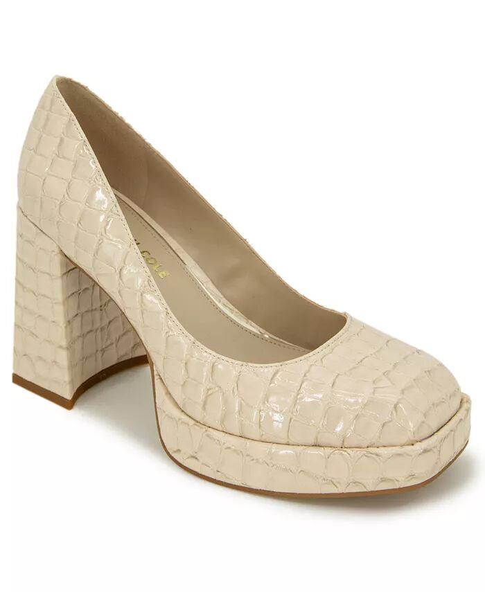 Туфли-лодочки женские Bri Platform Kenneth Cole New York, коричневый/бежевый