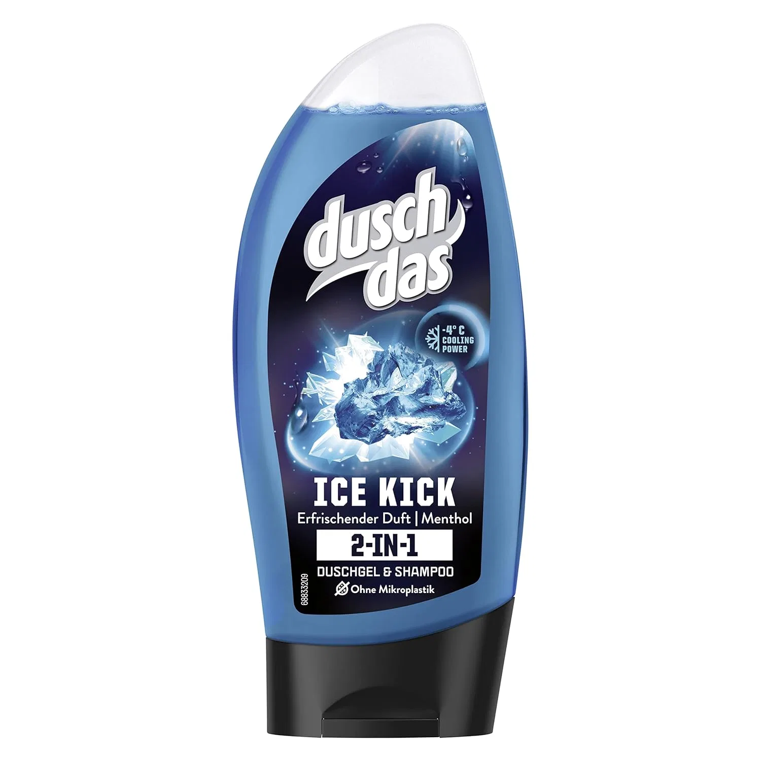 Гель для душа и шампунь 2-в-1 Ice Kick, Duschdas, 250 мл
