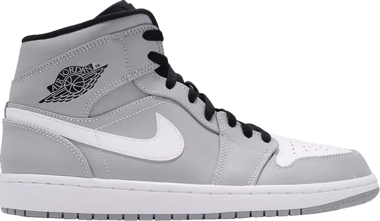 

Кроссовки Air Jordan 1 Mid Wolf, серый