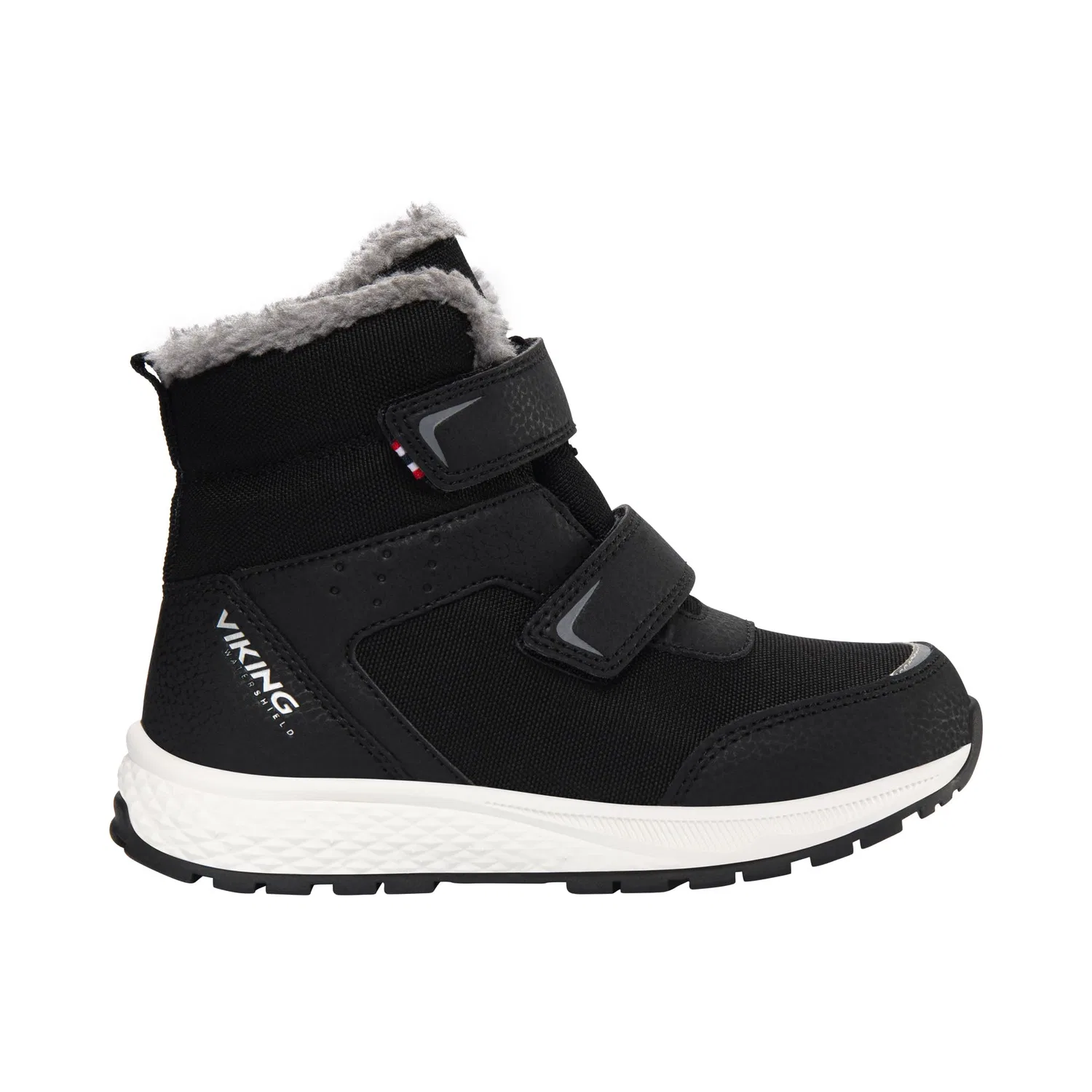 Детские снежные ботинки для мальчиков Equip Warm Wp 2v Viking, Black Grey