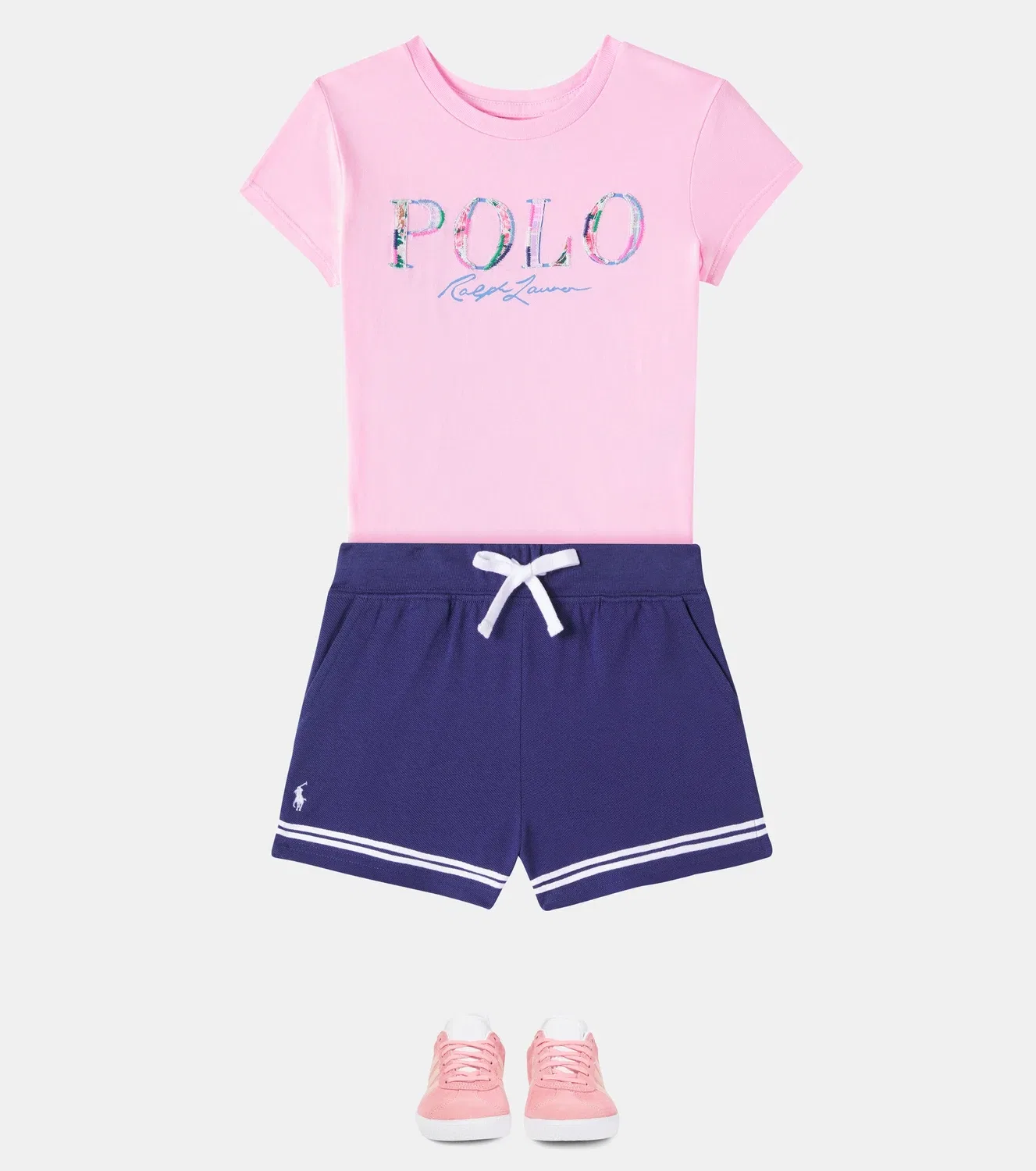 Шорты хлопковые Polo Ralph Lauren Kids, синий — фото 2