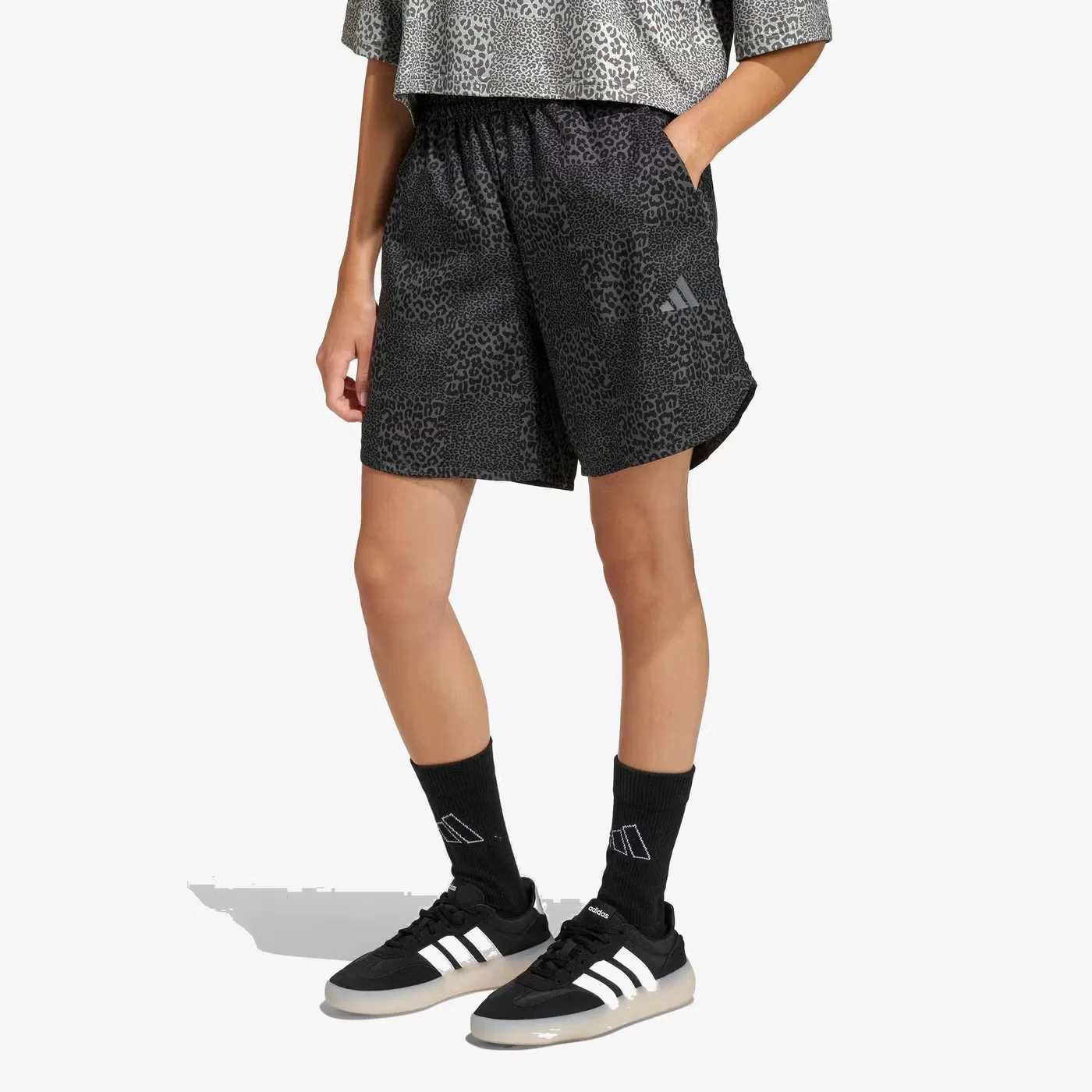 Шорты с принтом Future Icons Adidas, черный — фото 2