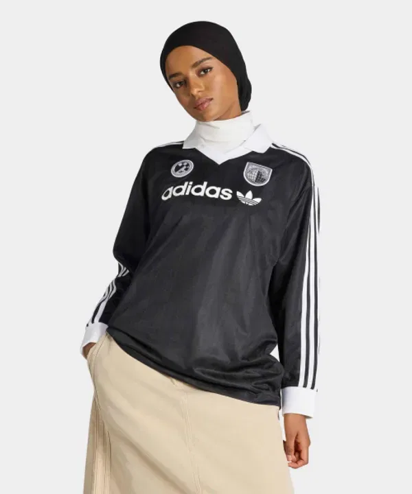 Футболка с длинным рукавом Adidas, черный