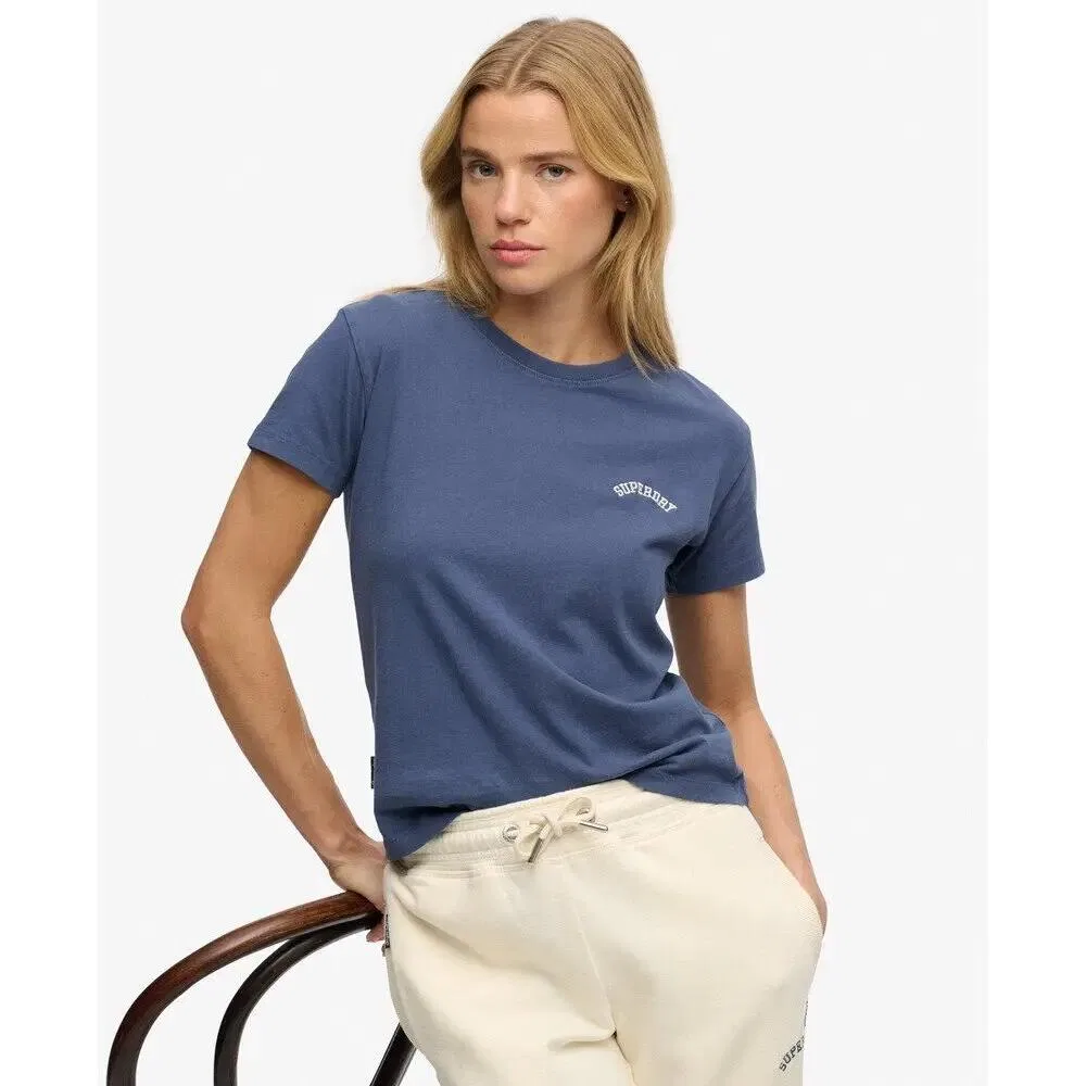 Женская футболка Superdry Essential, Цвет BLAU — фото 2
