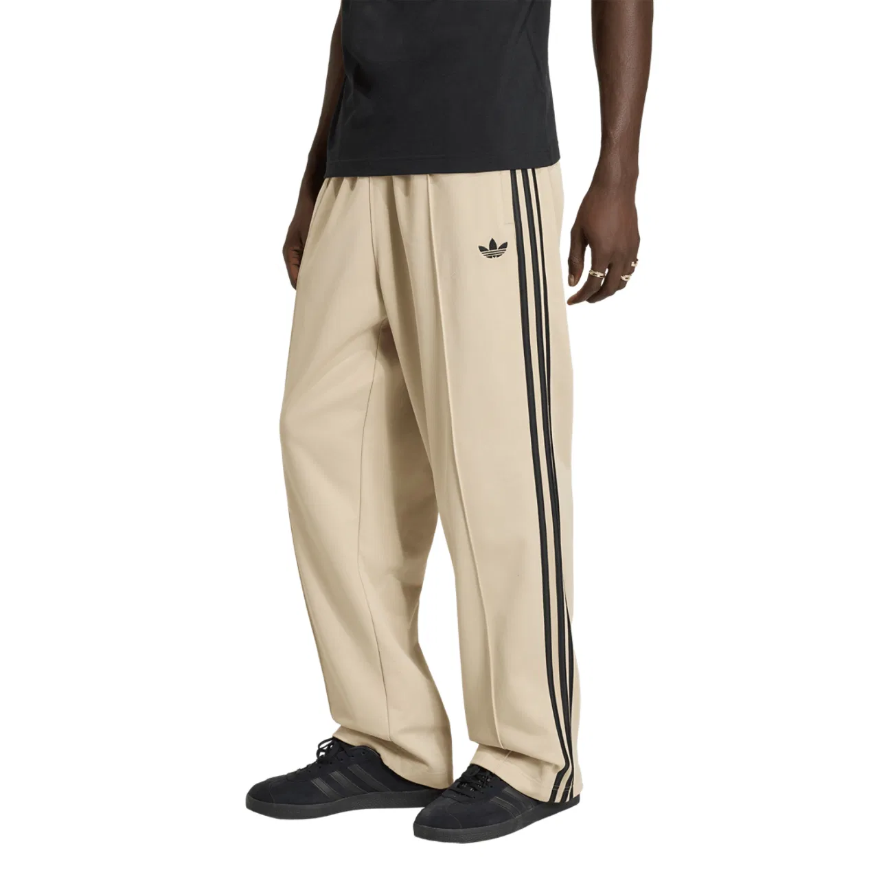 Мужские брюки Baggy Track Adidas, цвет Stone Khaki