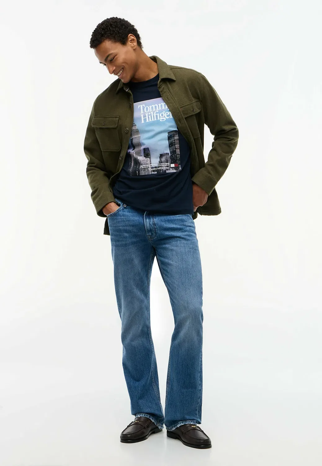 Футболка с фотопринтом - футболка с принтом Tommy Hilfiger, Navy Blue — фото 2