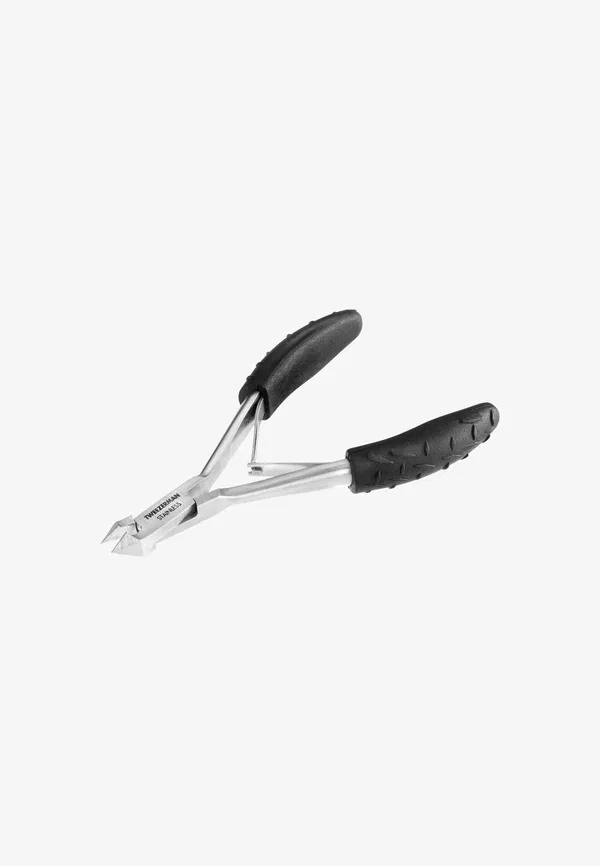 Кутикульные кусачки с текстурированными ручками Cuticle nipper Tweezerman, Stainless, нержавеющая сталь