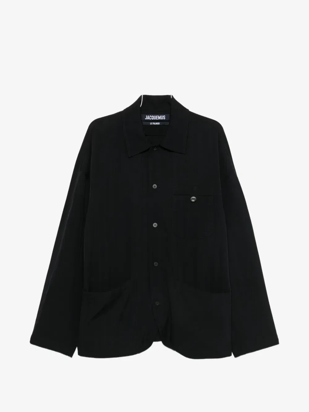 Куртка-рубашка The Strada с накладными карманами JACQUEMUS, синий
