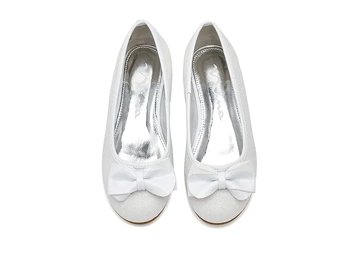 Туфли с розой Nina Kids, White — фото 3