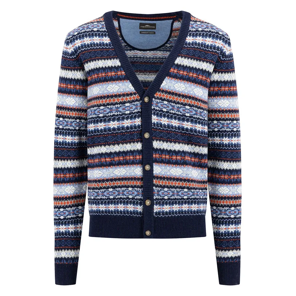 

Свитер Fynch Hatton 1411321 cardigan, синий