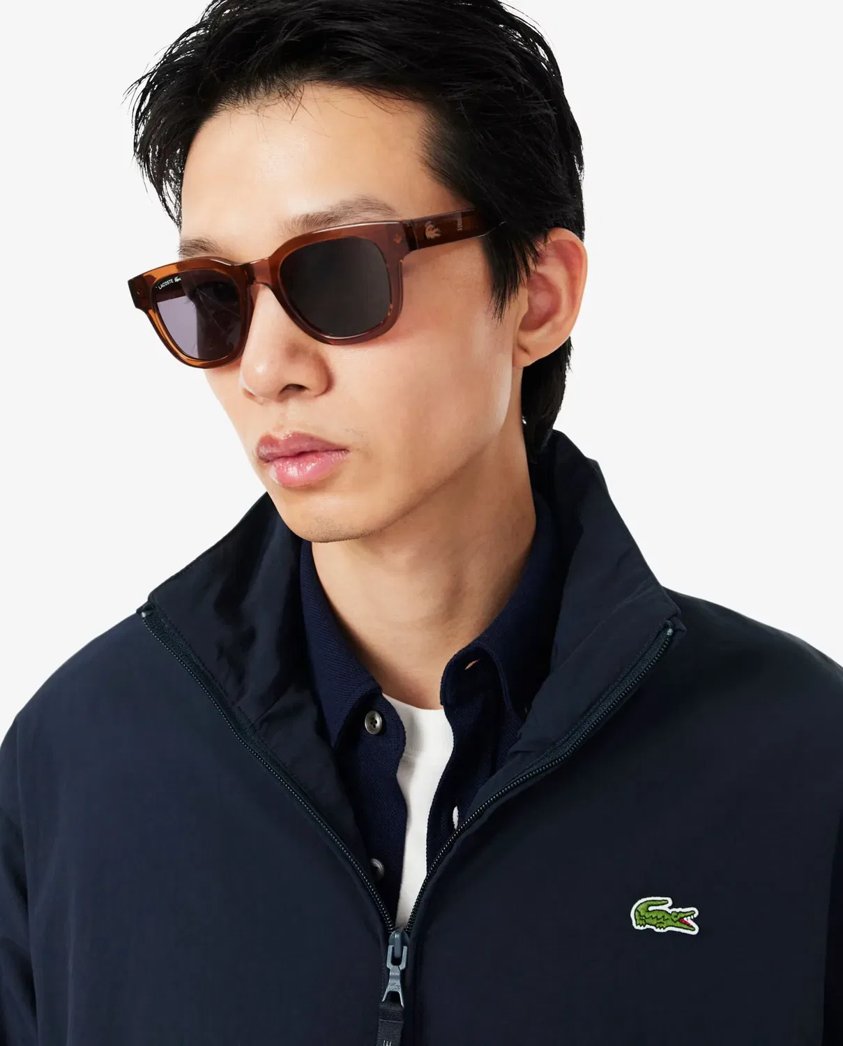 Мужская куртка из технического нейлона Lacoste, Azul Marino — фото 3