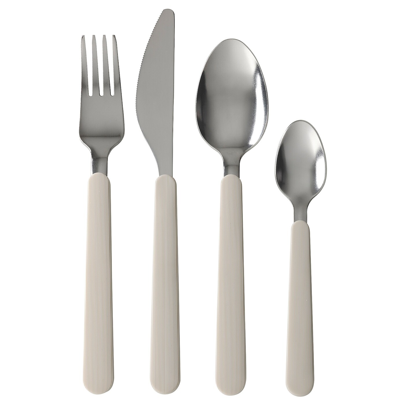 

UPPHÖJD Столовые приборы, 16 предметов, бежевый IKEA
