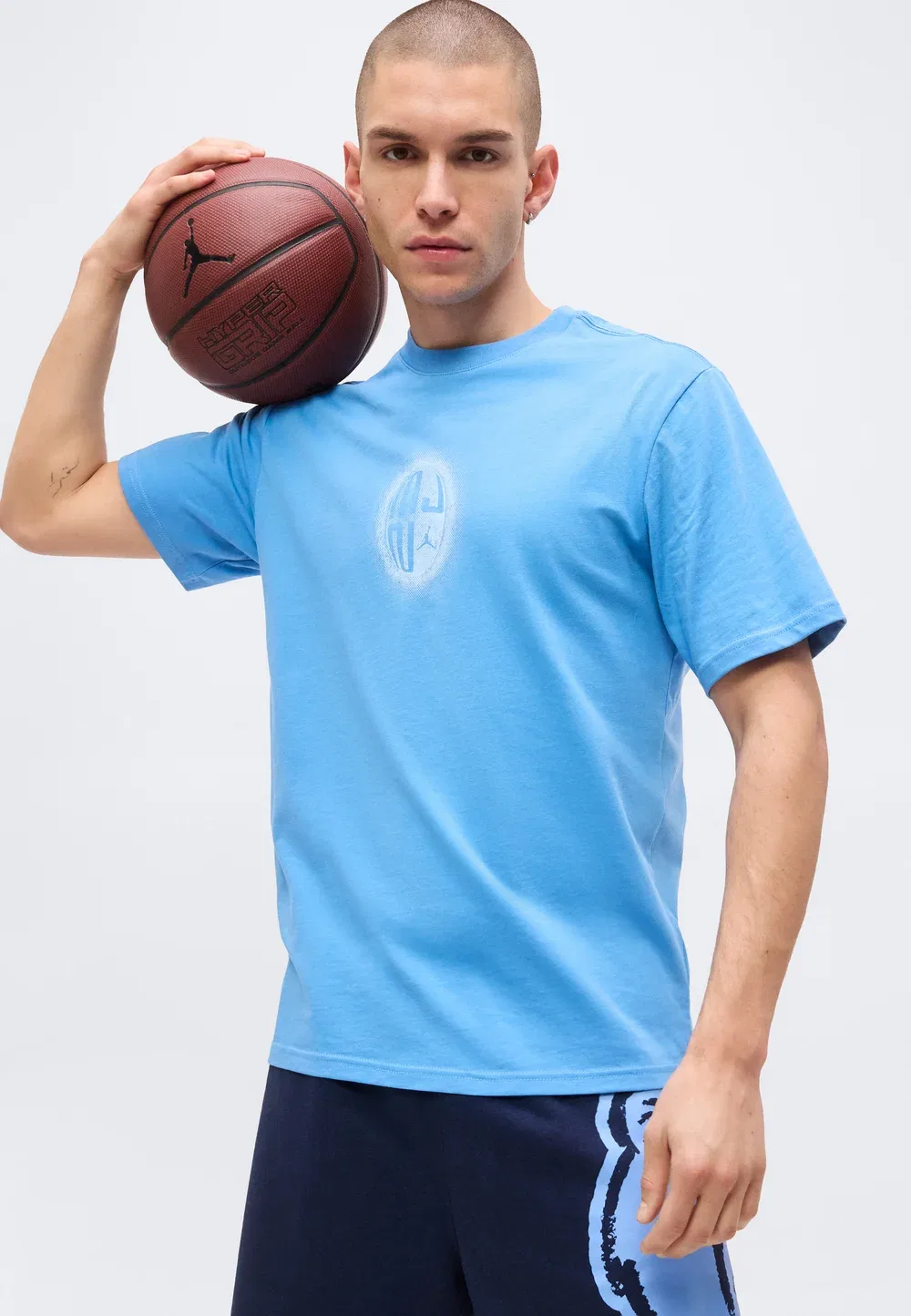Футболка для команды - спортивная футболка Jordan, Blue Beyond/White — фото 4
