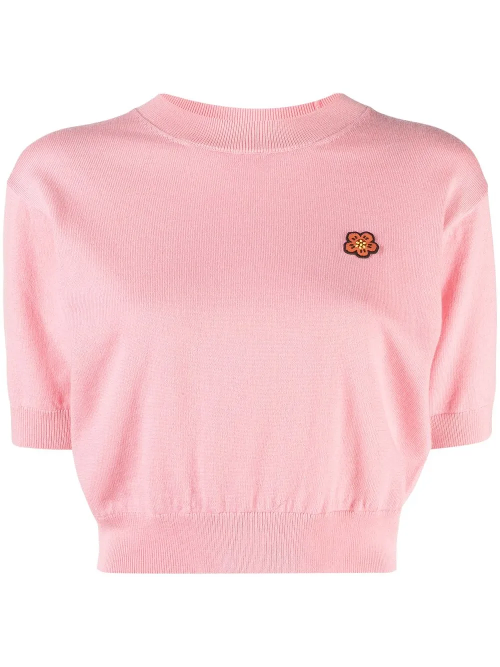 

Шерстяной топ Boke Flower Kenzo, розовый