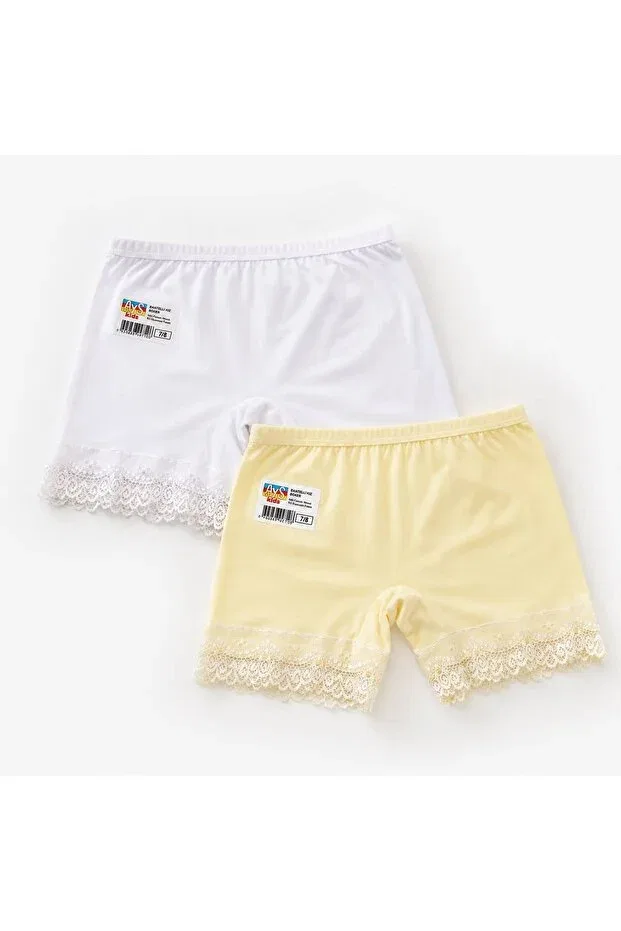 Детские боксеры для мальчиков хлопковые комплект 2 шт Ays Kids, White And Yellow — фото 2