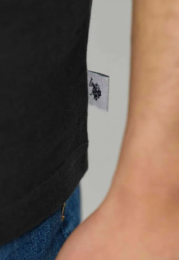 Футболка хлопковая Basic T-shirt U.S. Polo Assn., Tap Shoe — фото 4