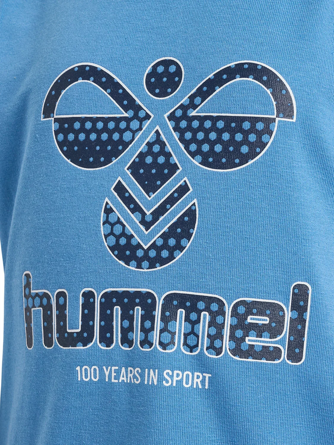 Детская футболка с принтом Hmlazur Lifestyle Hummel, Blau — фото 3