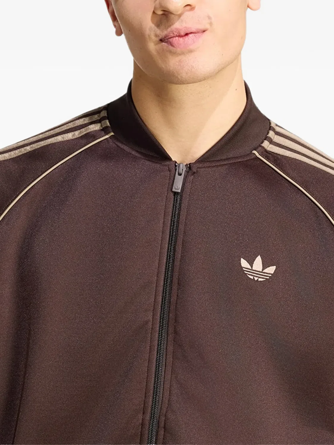 Олимпийка SST Adicolor коричневая Adidas, коричневый — фото 2
