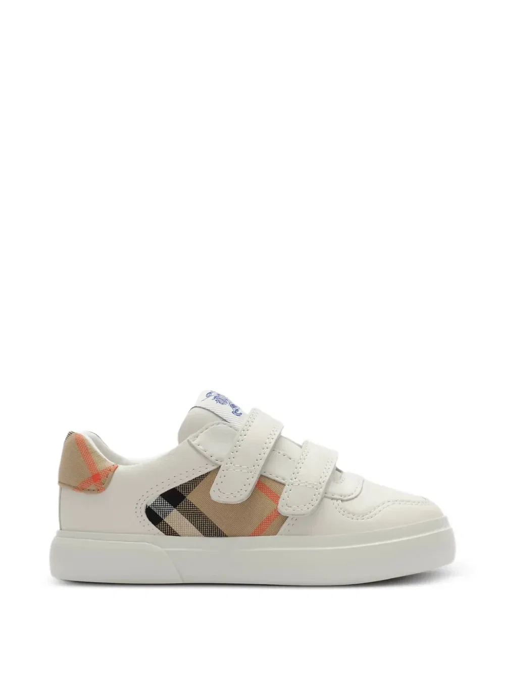 Кеды в клетку Burberry Kids, белый