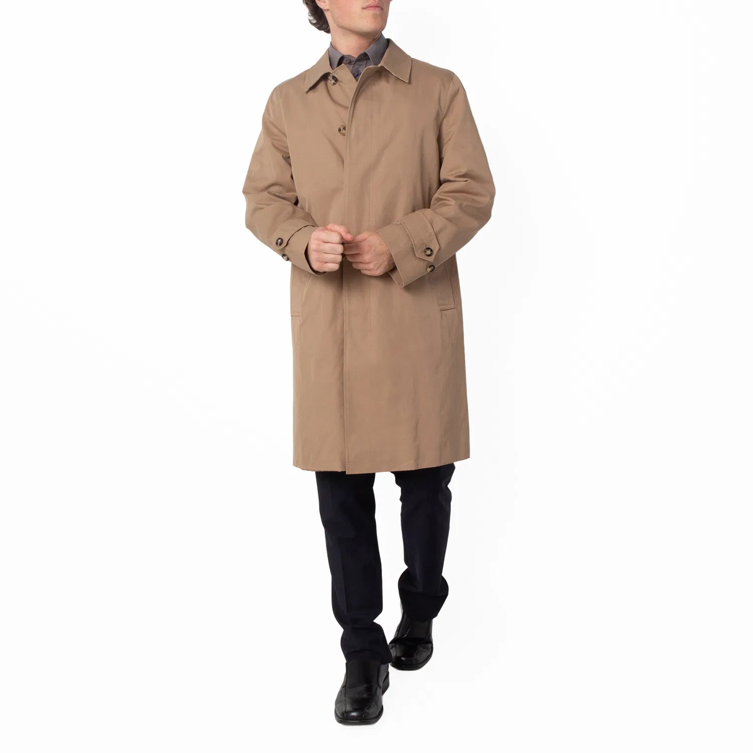 Пальто автомобильное из хлопкового габардина Cotton Gabardine Car Coat Burberry, Teddy
