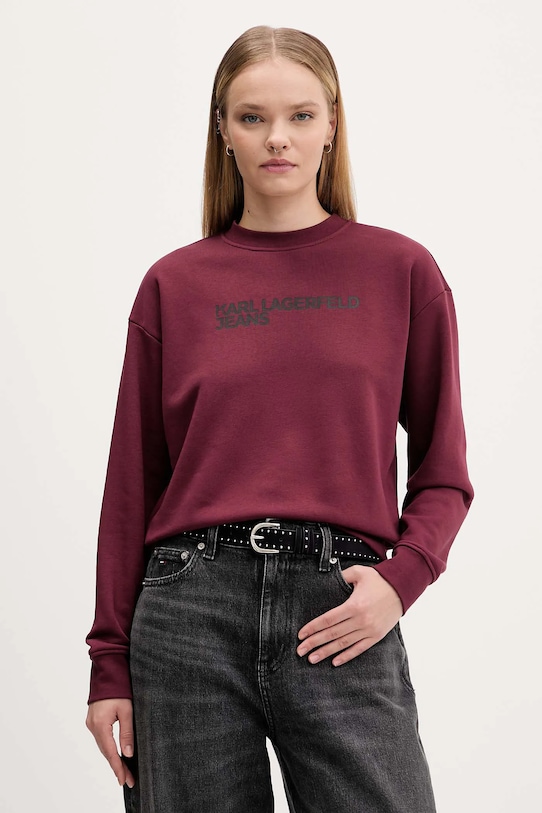 

Толстовка Karl Lagerfeld Jeans, бордовый