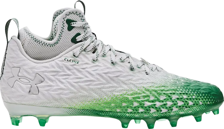 

Бутсы Under Armour Spotlight Clone 3.0 MC White Kelly Green, белый