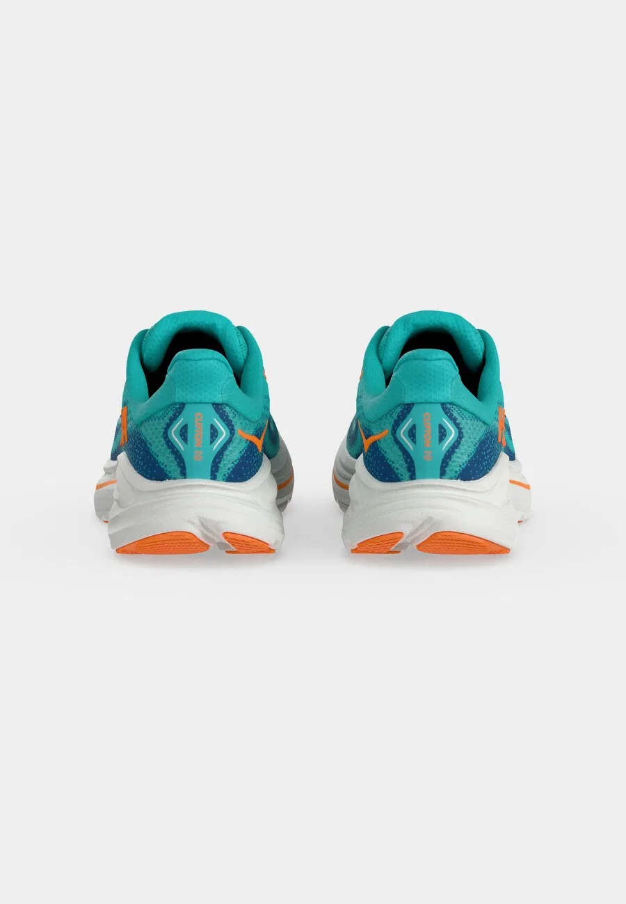 Спортивные кроссовки HOKA 'CLIFTON 10' в темно-синем и бирюзовом цветах — фото 3