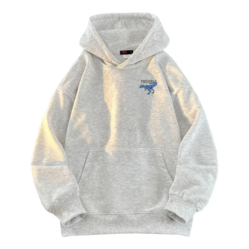 Детский худи унисекс на молнии с капюшоном BALENO, White Heather Gray