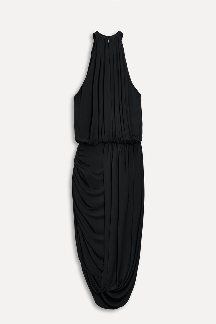 

Платье Zara Vestido Halter Asimétrico 50th Anniversary, черный