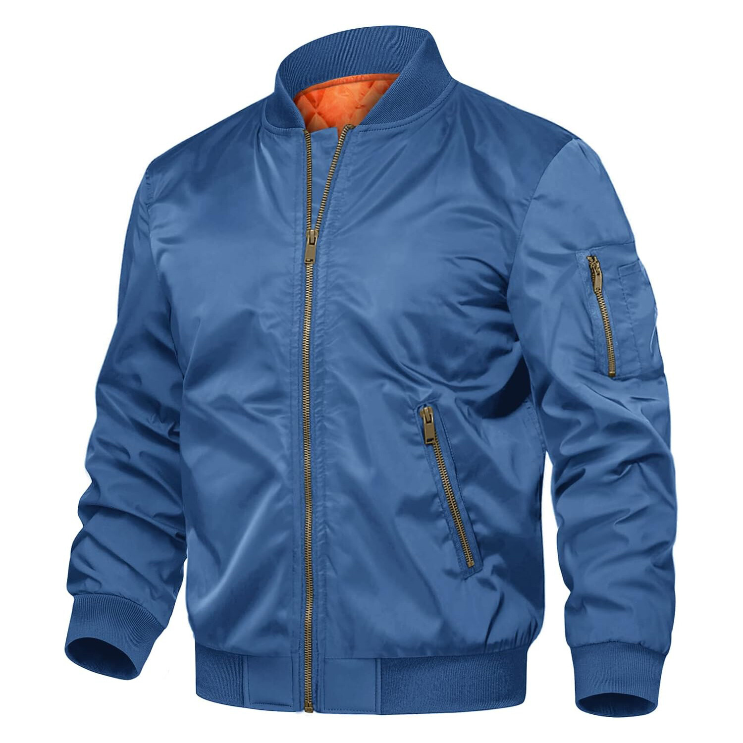 

Куртка-бомбер Tacvasen Full Zip Winter Warm Padded, синий
