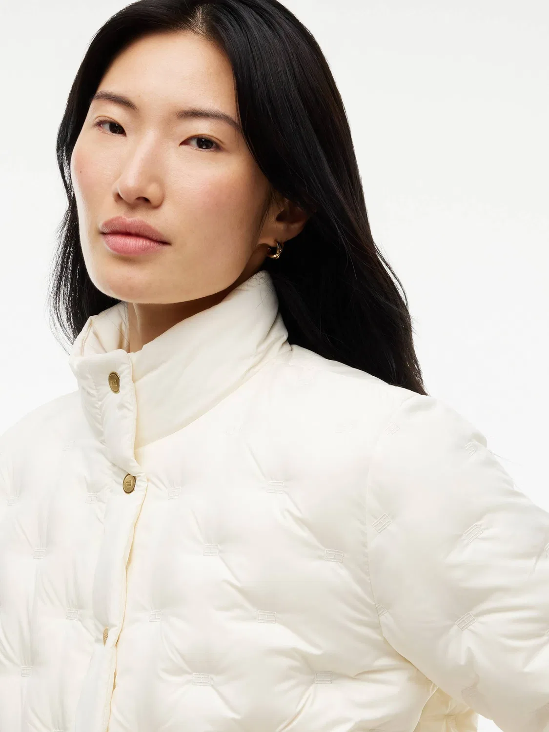 Утепленная куртка Tommy Hilfiger, cream — фото 4