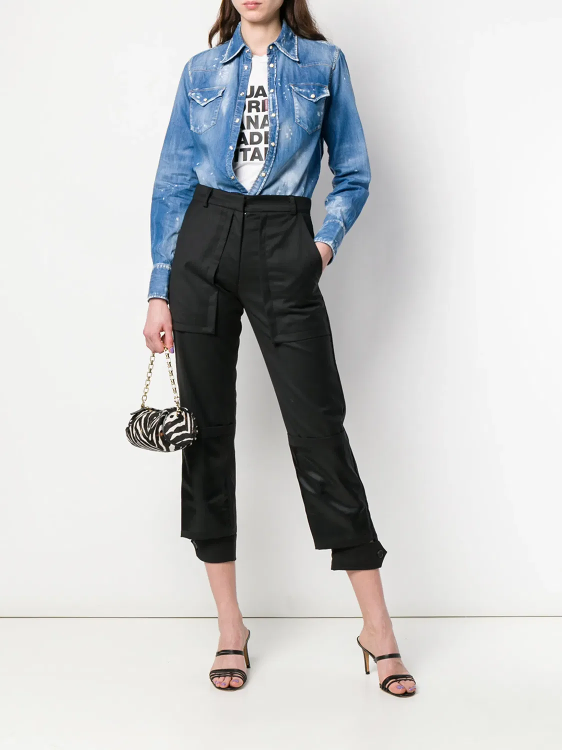 Футболка Born In Canada Dsquared2, белый — фото 2