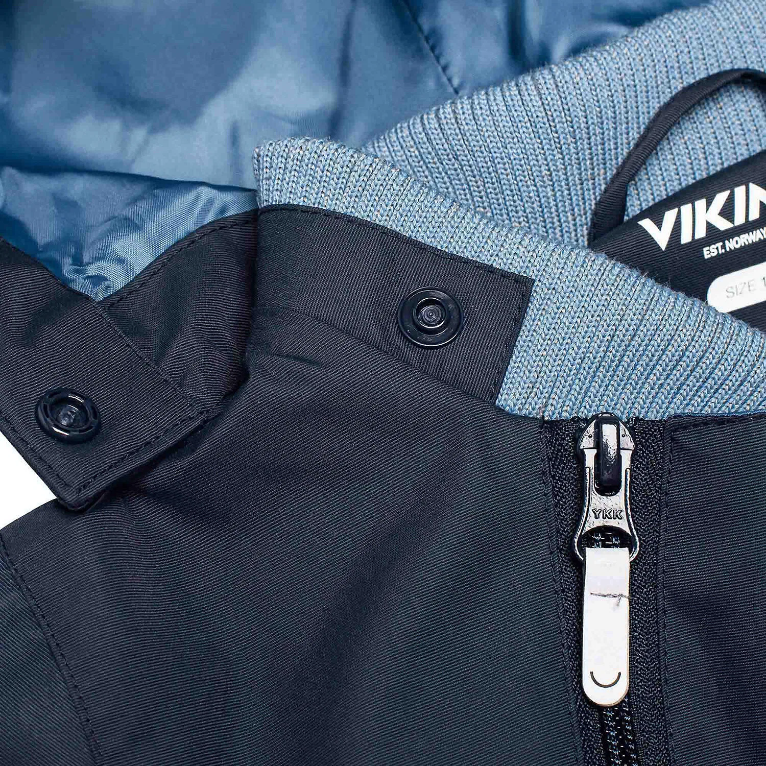 Детский комбинезон с капюшоном ALV OVERALL SPRING WATERPROOF Viking, Mitternachtsindigo — фото 4