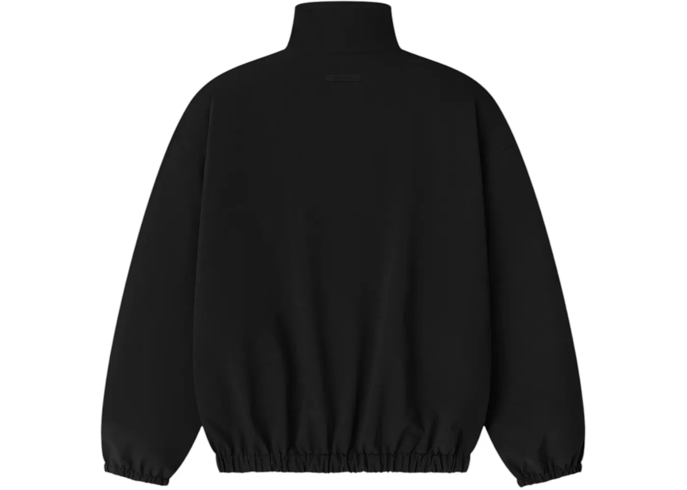 Мужская куртка полузамок с принтом Fear of God Essentials Active Trace Half Zip Track Jacket, Vintage Black — фото 2