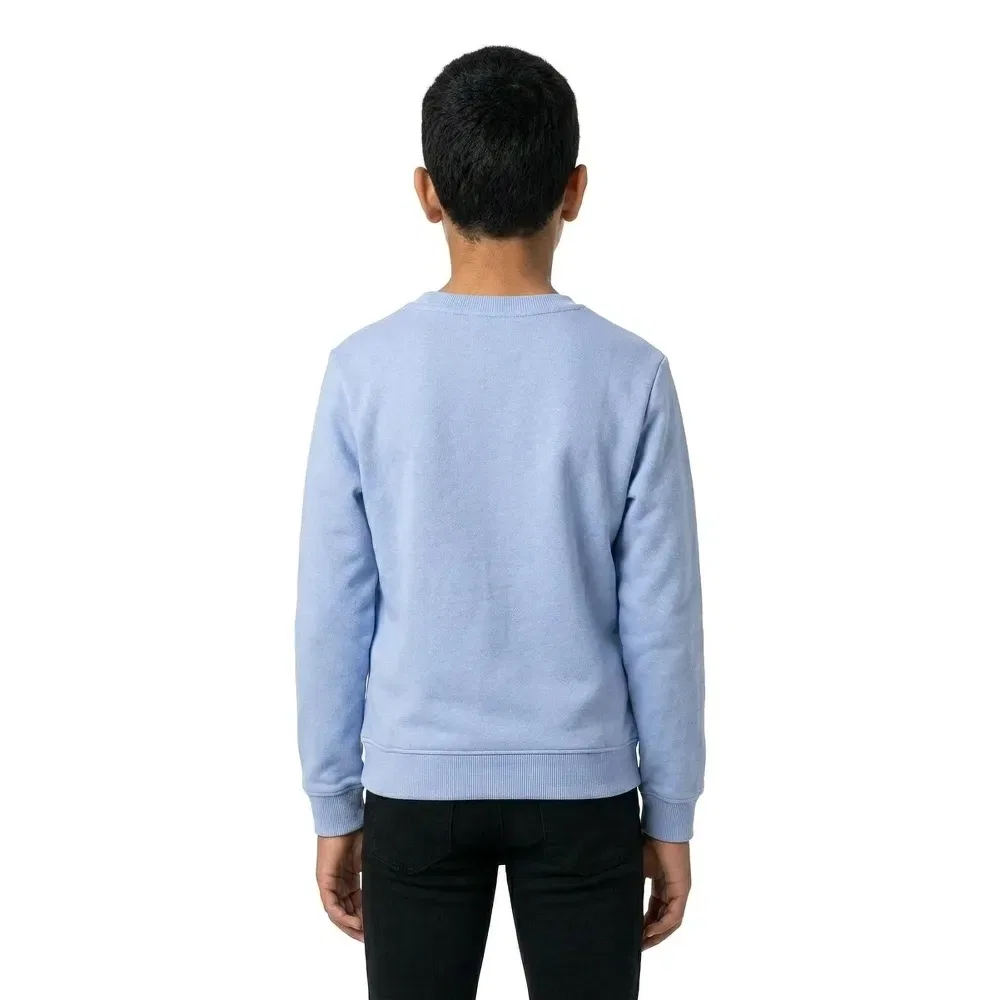 Свитшот Lacoste Kids, синий — фото 4