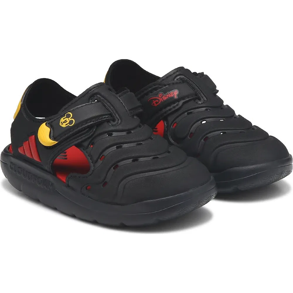 Детские сандалии для воды Mickey Mouse для малышей Adidas, Black Mickey Multi