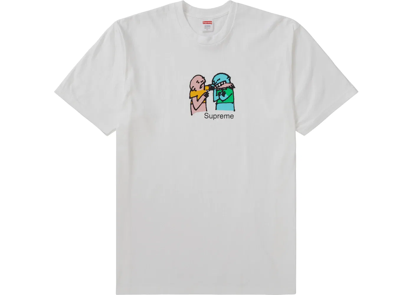 Мужская футболка с принтом Bite Tee Supreme, White