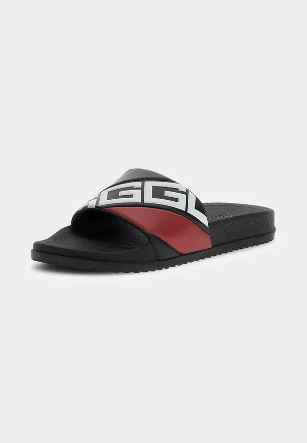 Сандалии-слайды Odent logo sandalen pool slides Guess, бордовый — фото 2