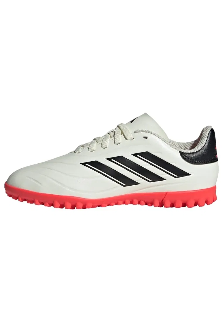 Детские бутсы для мальчиков с искусственной кожи Copa Pure 2.4 Adidas, Ivory Core Black Solar Red