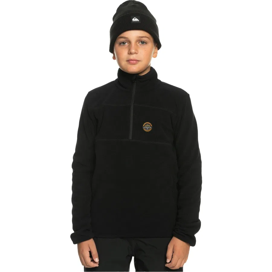 Детский флисовый свитшот AKER HZ YOUTH FLEECE Quiksilver, Черный