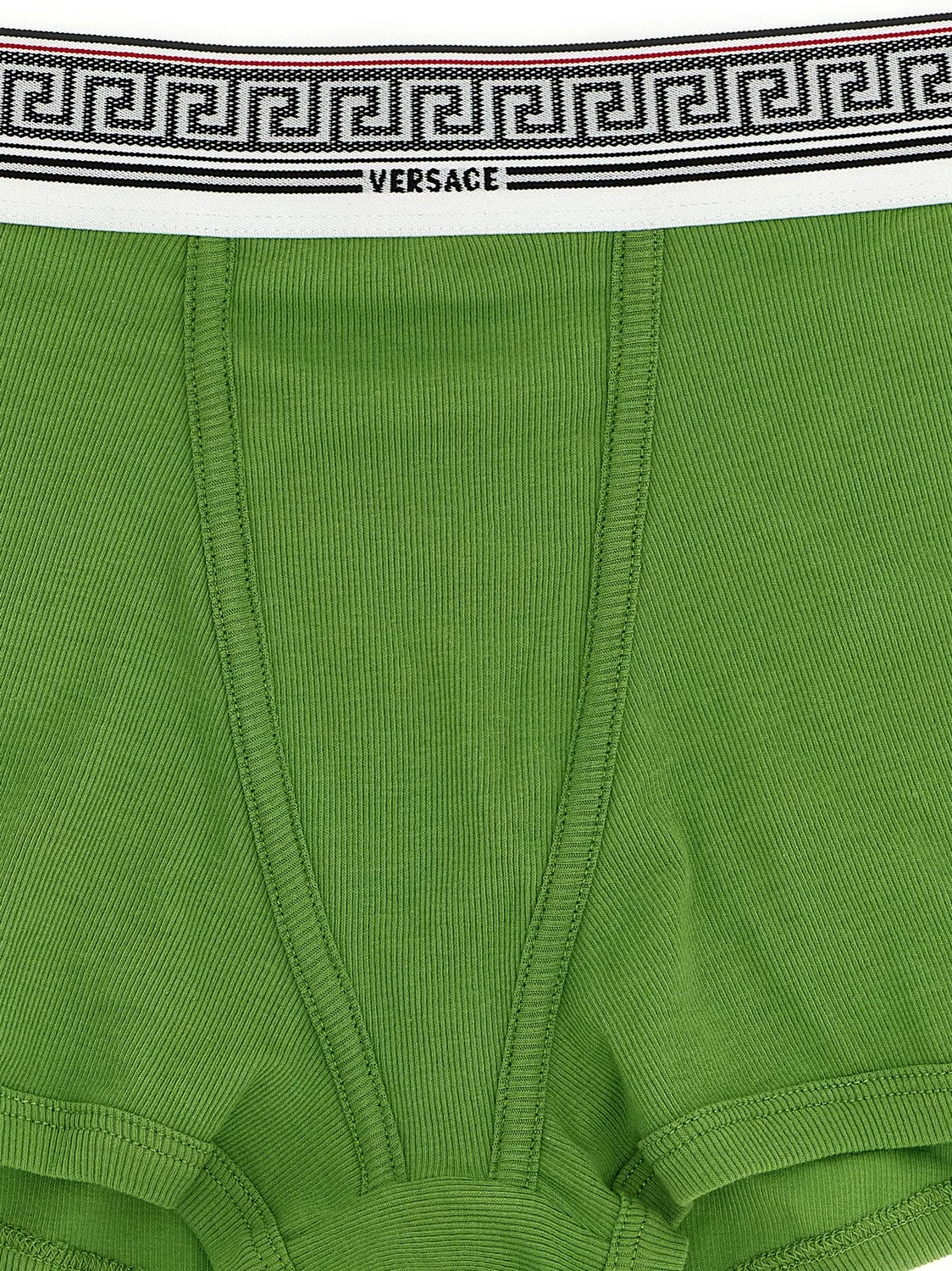 Женские трусы-слипы с принтом Greca Bicolor Cotton Briefs Versace, Bicolor — фото 3