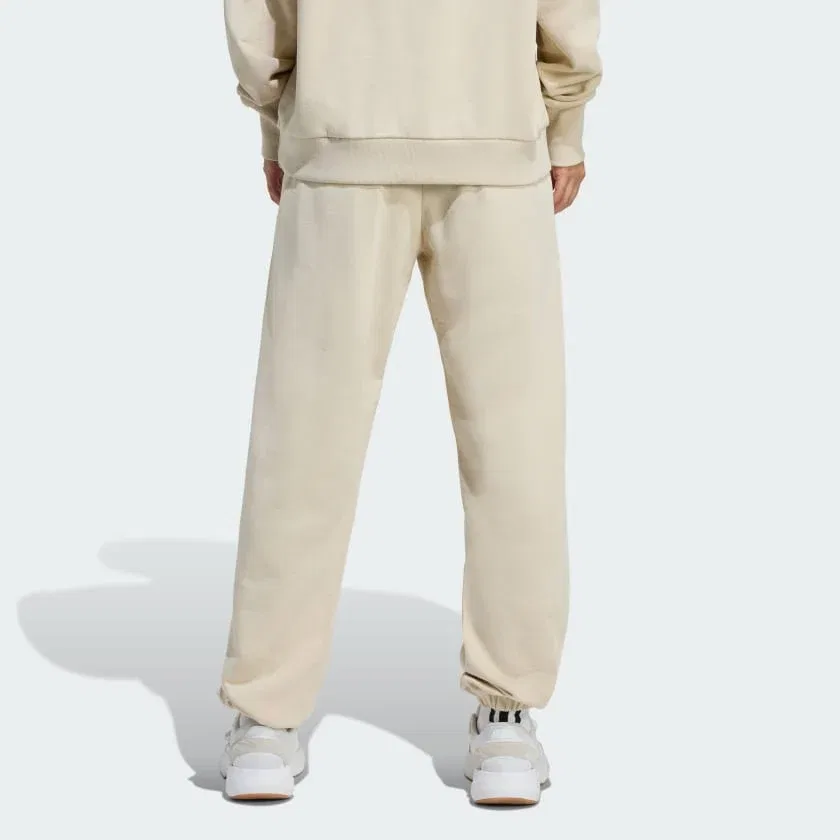 Женские свободные брюки из хлопкового футера с вышивкой adidas, Halo Mint — фото 2