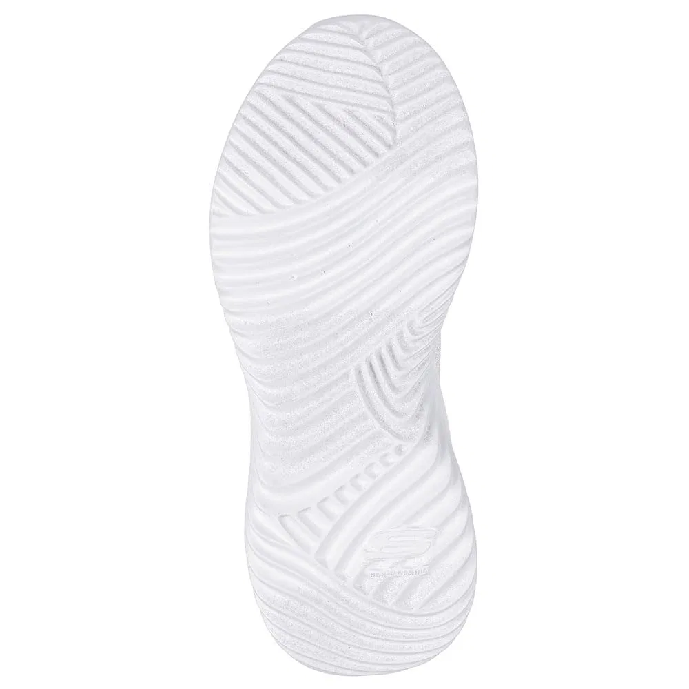 Детские кроссовки для мальчиков с дышащей подкладкой Bounder-Brisk-burst Skechers, White — фото 3