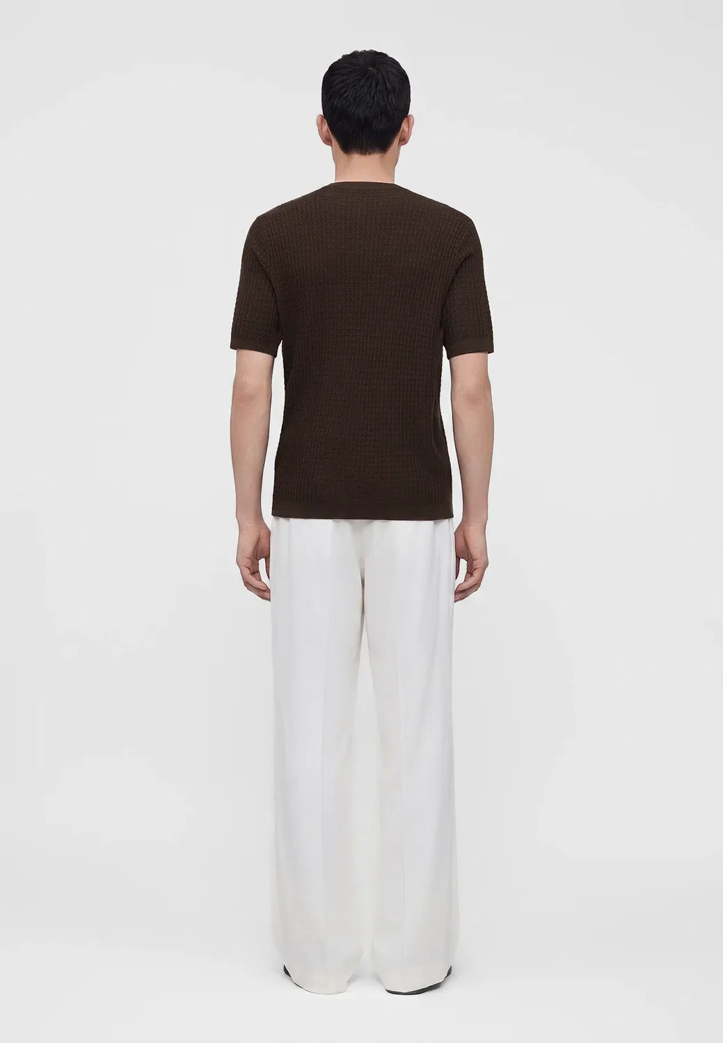 Простая футболка Emporio Armani, Coffe Bean — фото 3
