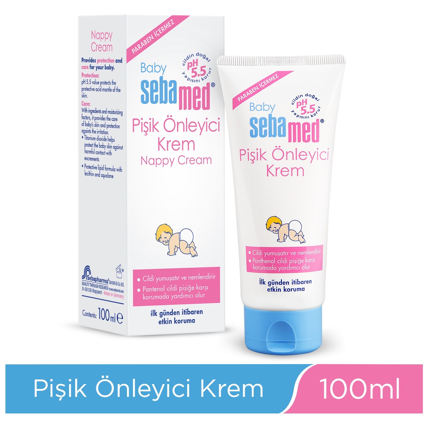 

Крем Sebamed Baby pH 5.5 против сыпи, 100 мл