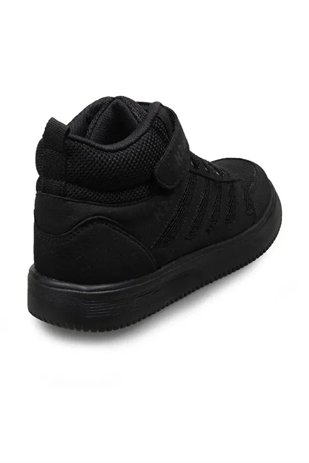 Детские спортивные туфли для девочек с липучкой Mp One, Black — фото 3